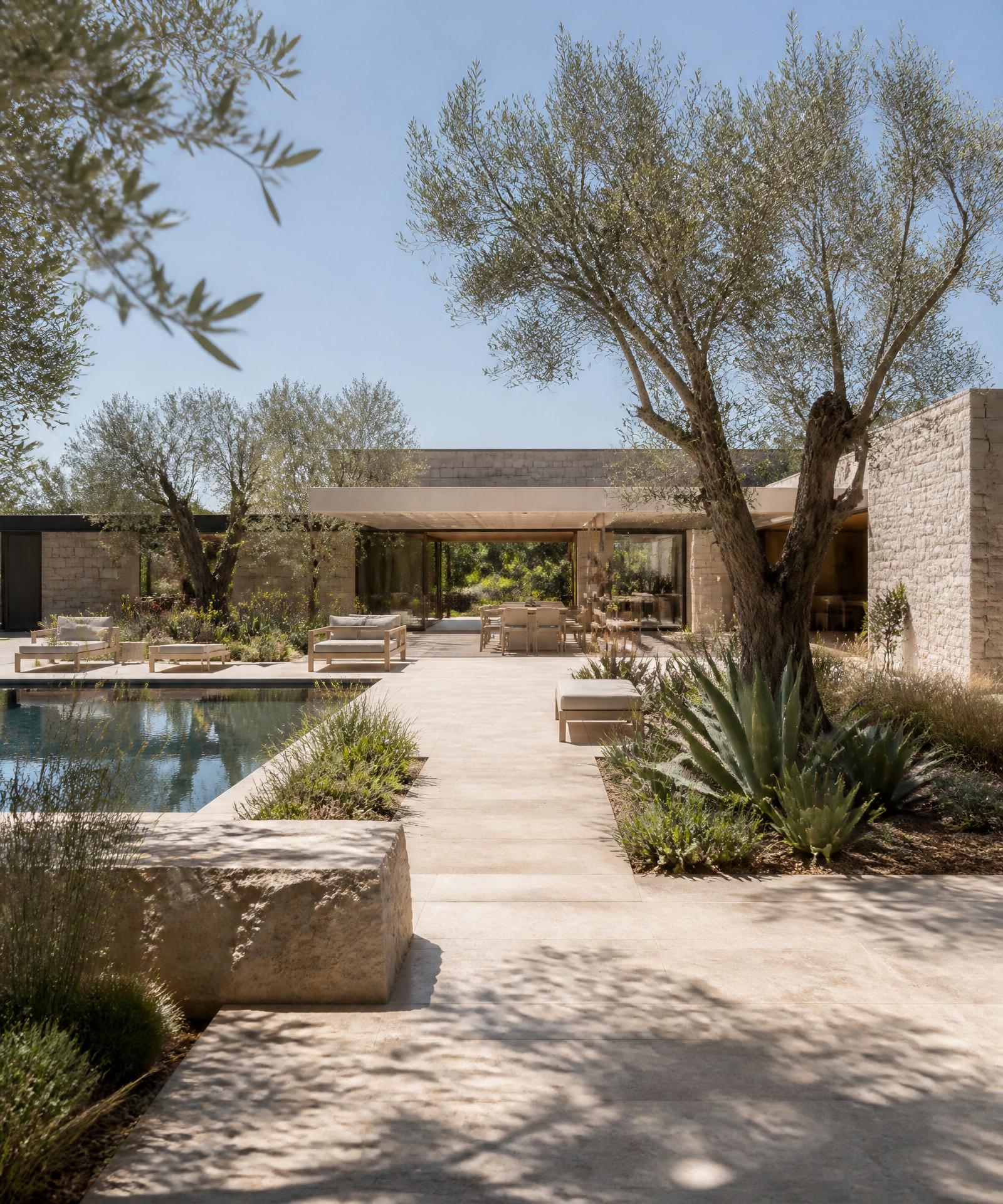 Southern California residential landscape environment, representative imagery