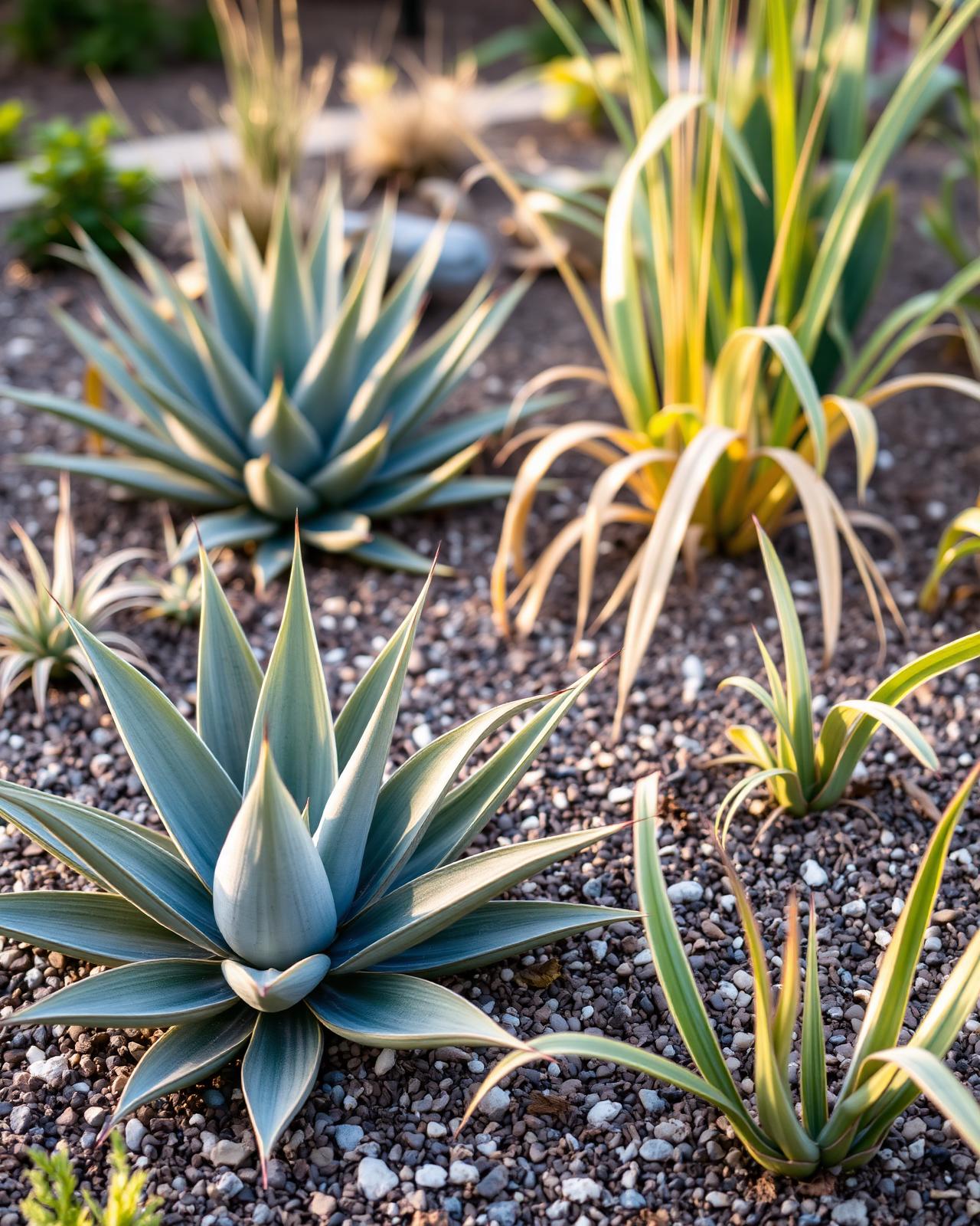 California drought-tolerant planting detail, representative